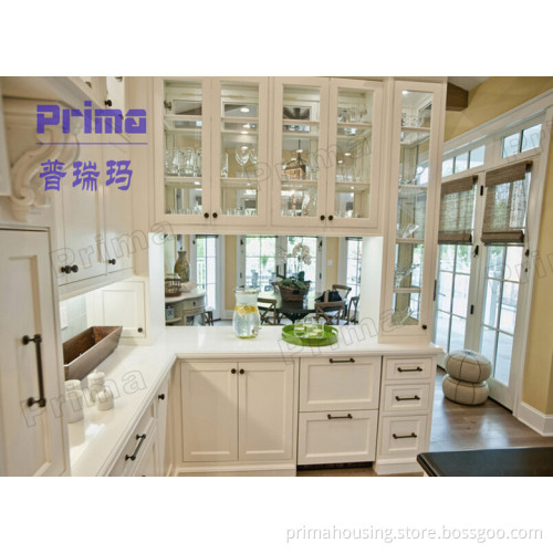 Modern Luxury Customized White Cabinet Kitchen Furniture